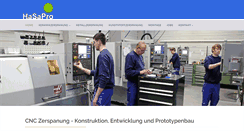 Desktop Screenshot of hasapro.de