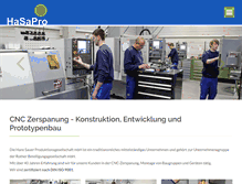 Tablet Screenshot of hasapro.de